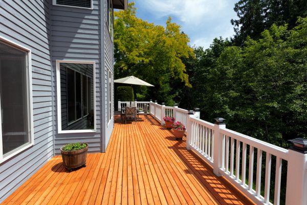 Cedar Deck Construction in Hampstead