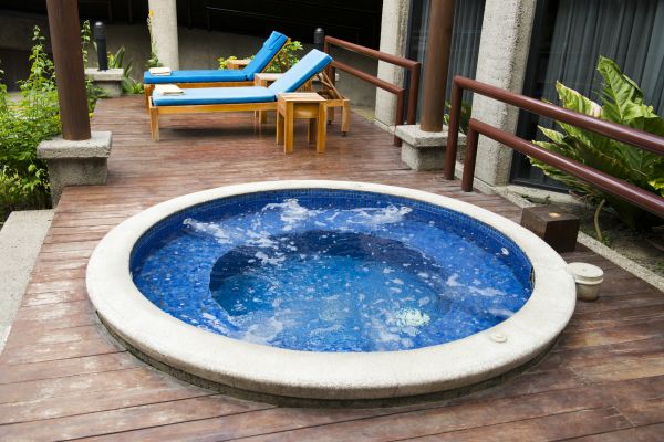 Hot Tub Deck Construction in Hampstead