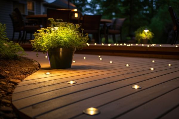 Ground Level Deck Construction in Hampstead